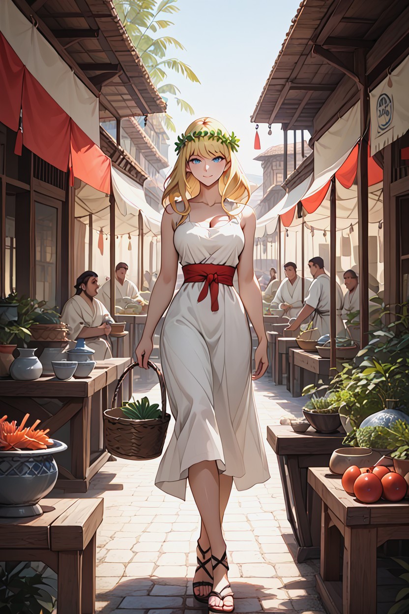 Italiana, Ceramic Jugs, Blue Eyes Hentai IA
