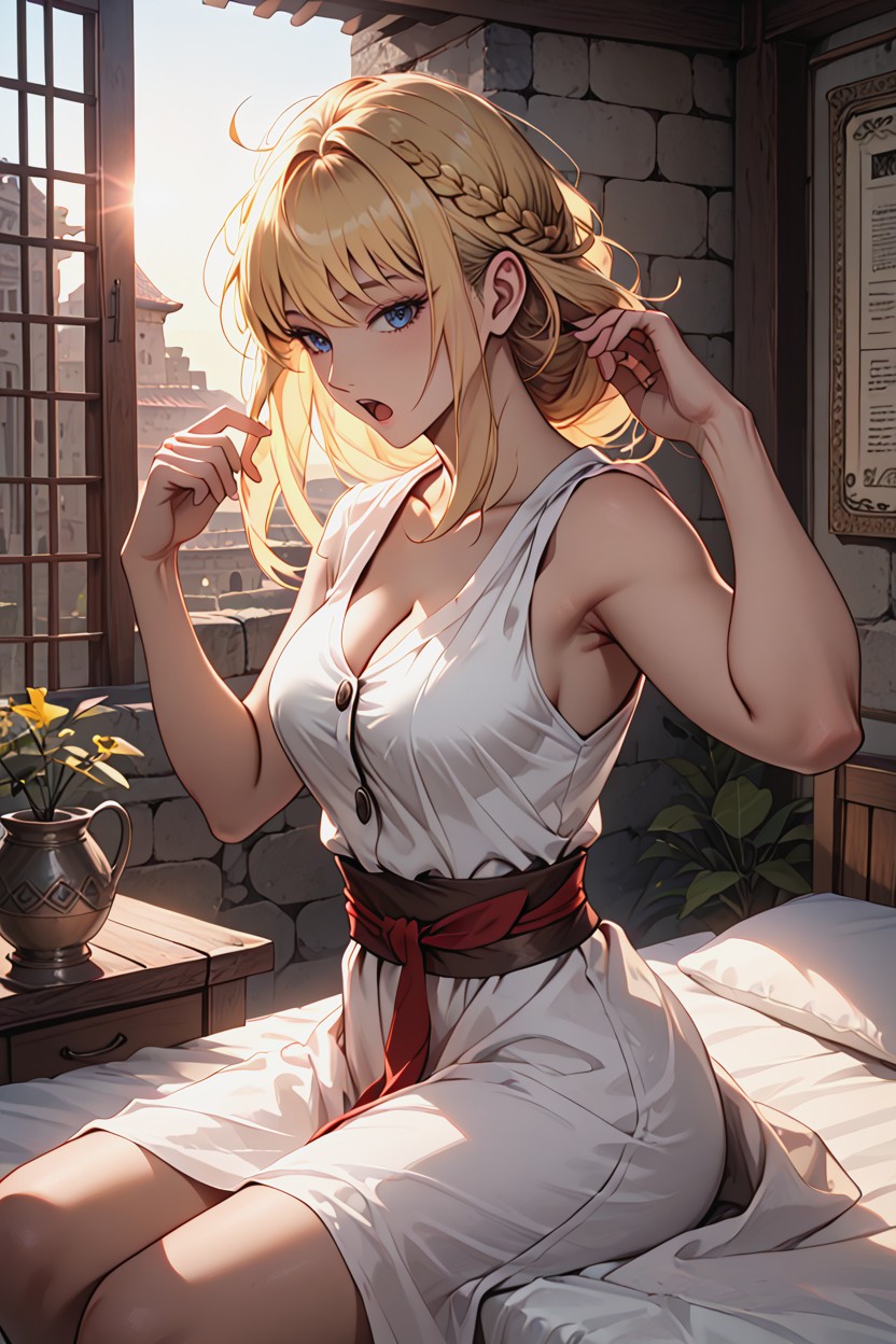 Wasp Waist, Lens Flare, Medium Ass Hentai AI Porn
