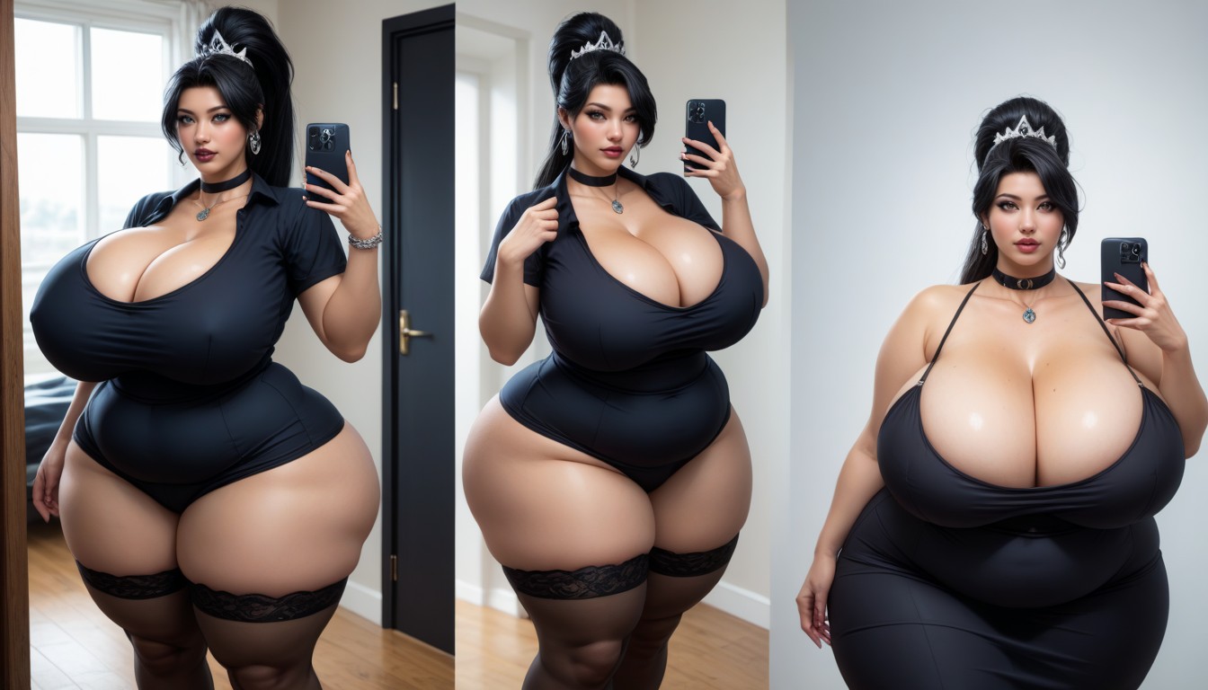Thick Thighs, The Most Perfect Face, Breast Expansion BBW AI Porn