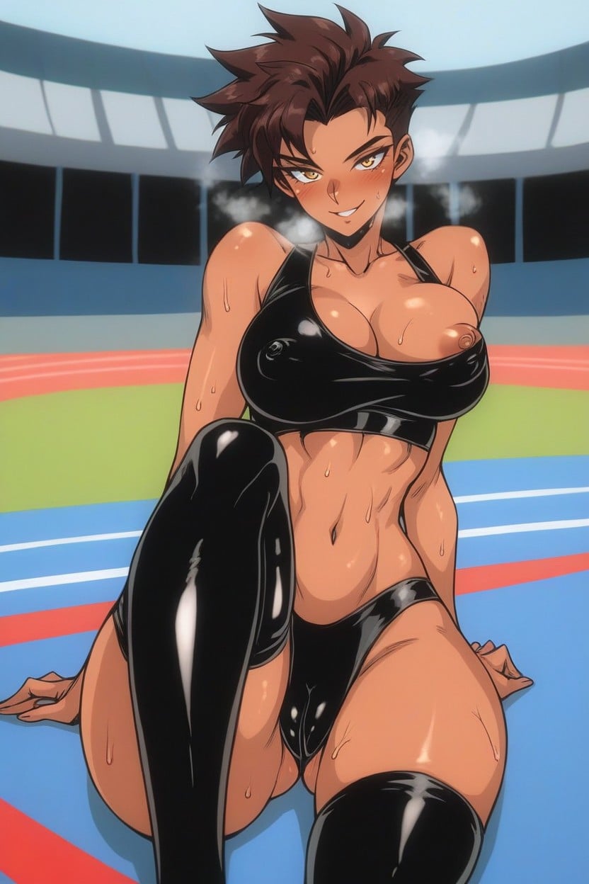 Shiny Spats, Colorful, Blush Hentai AI Porn