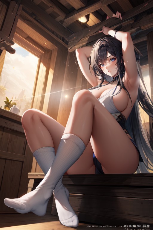 Very Muscular Body, Huge Old Men, No Clothes Hentai AI Porn