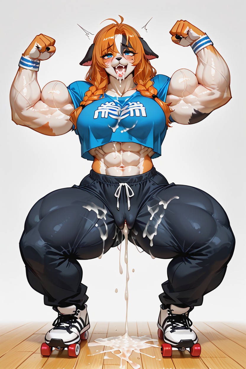 Non Stop Hyper Relief Growth, Medium Ass, Hyper Gigantic Waist Furry AI Porn