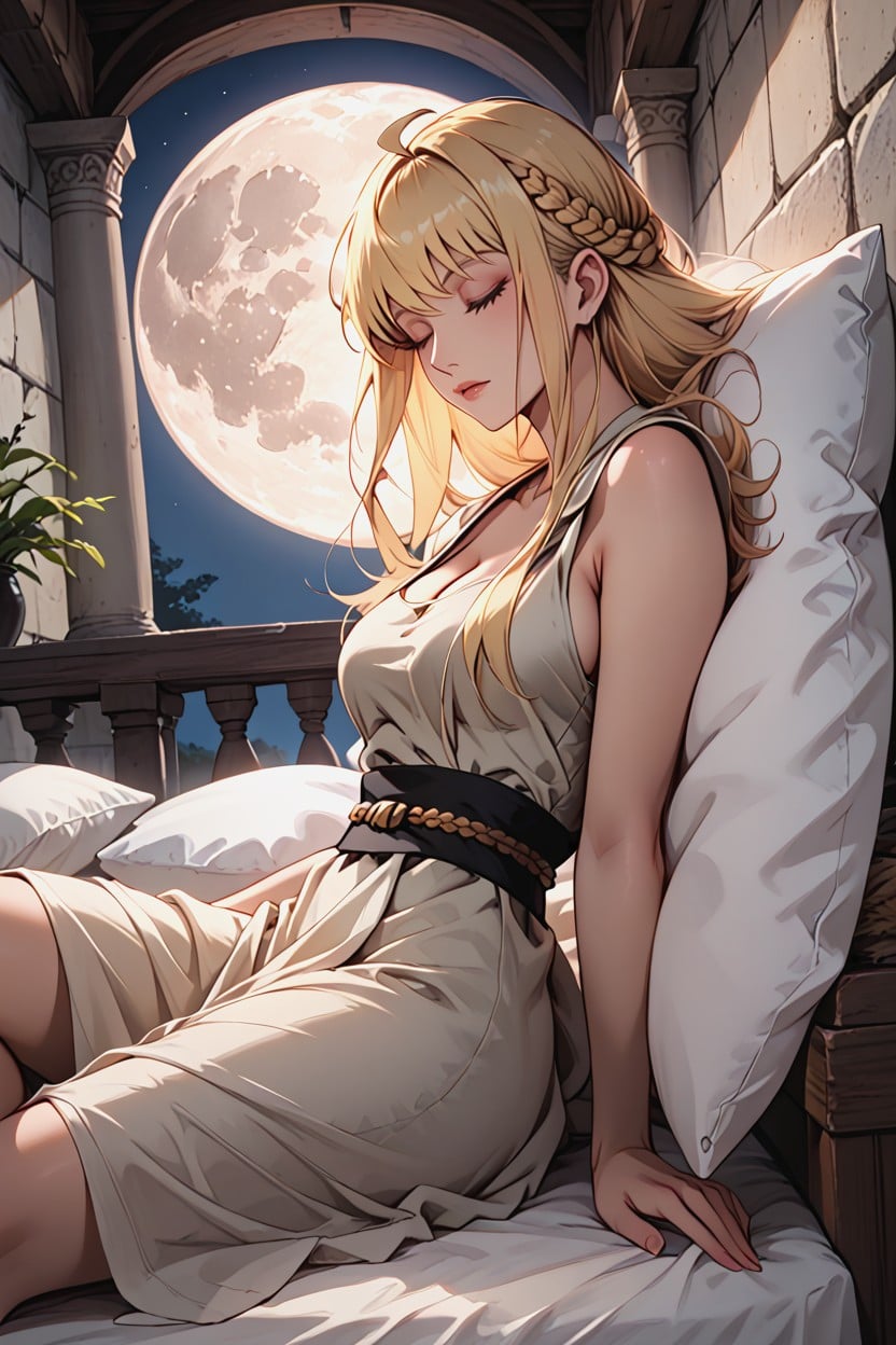 Cinematic, Breasts Cleavage, Loose Fitting Tunic Hentai AI Porn