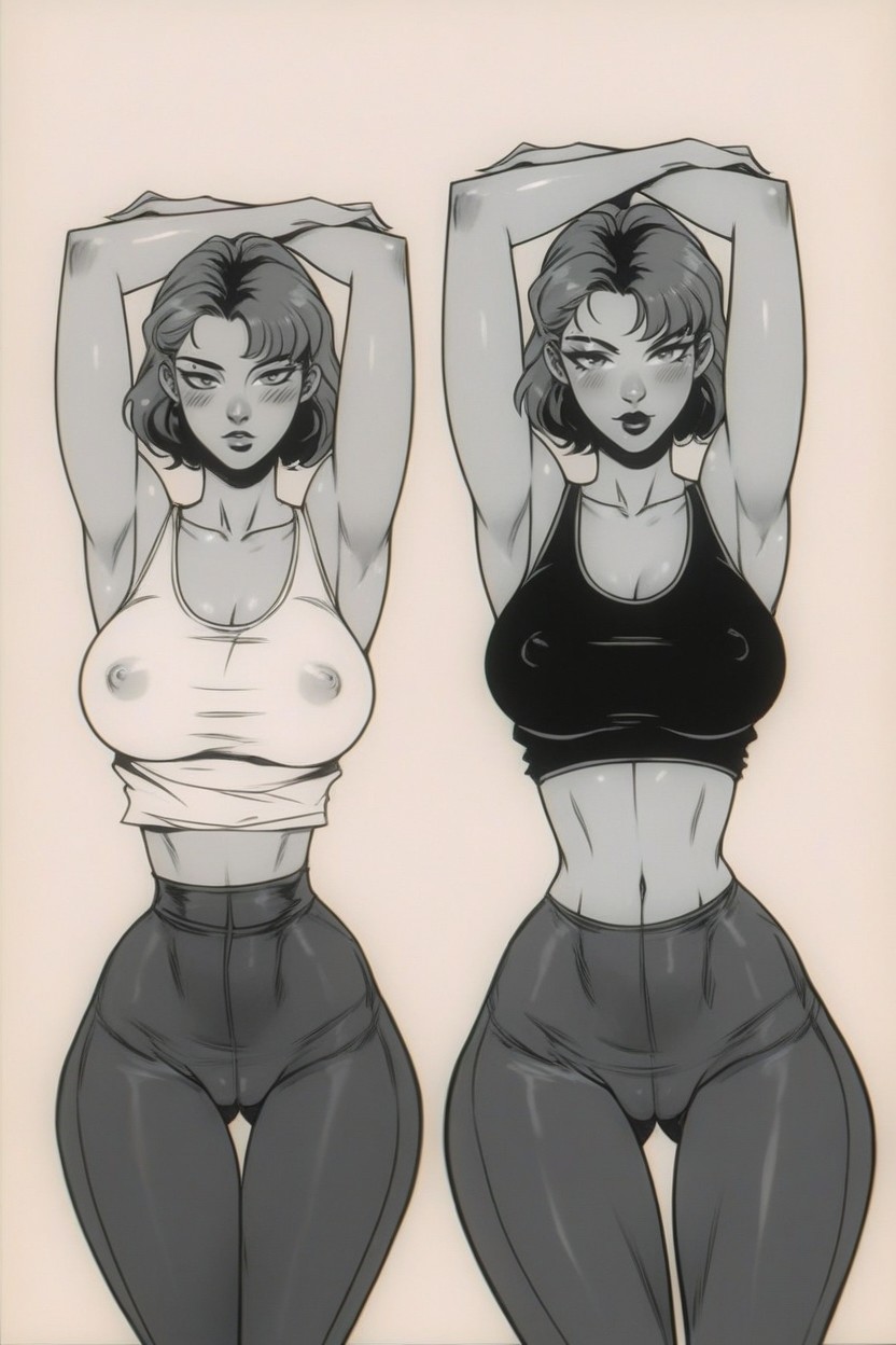 No Pants, No Panties, Snatched Waist Hentai AI Porn