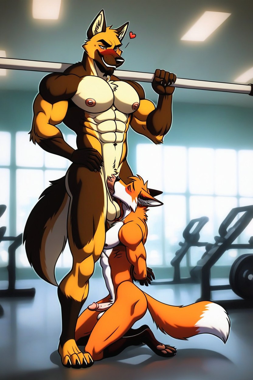 Sucking Cock Of Dog, Sub Bottom Fox, Furry Furry AI Porn