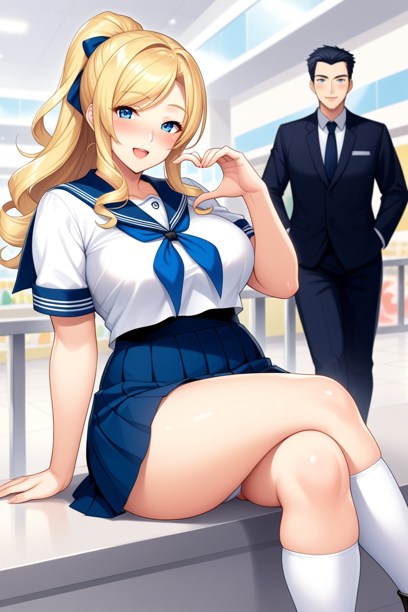 Dutch, Bbw, Sailor Uniform Hentai AI Porn