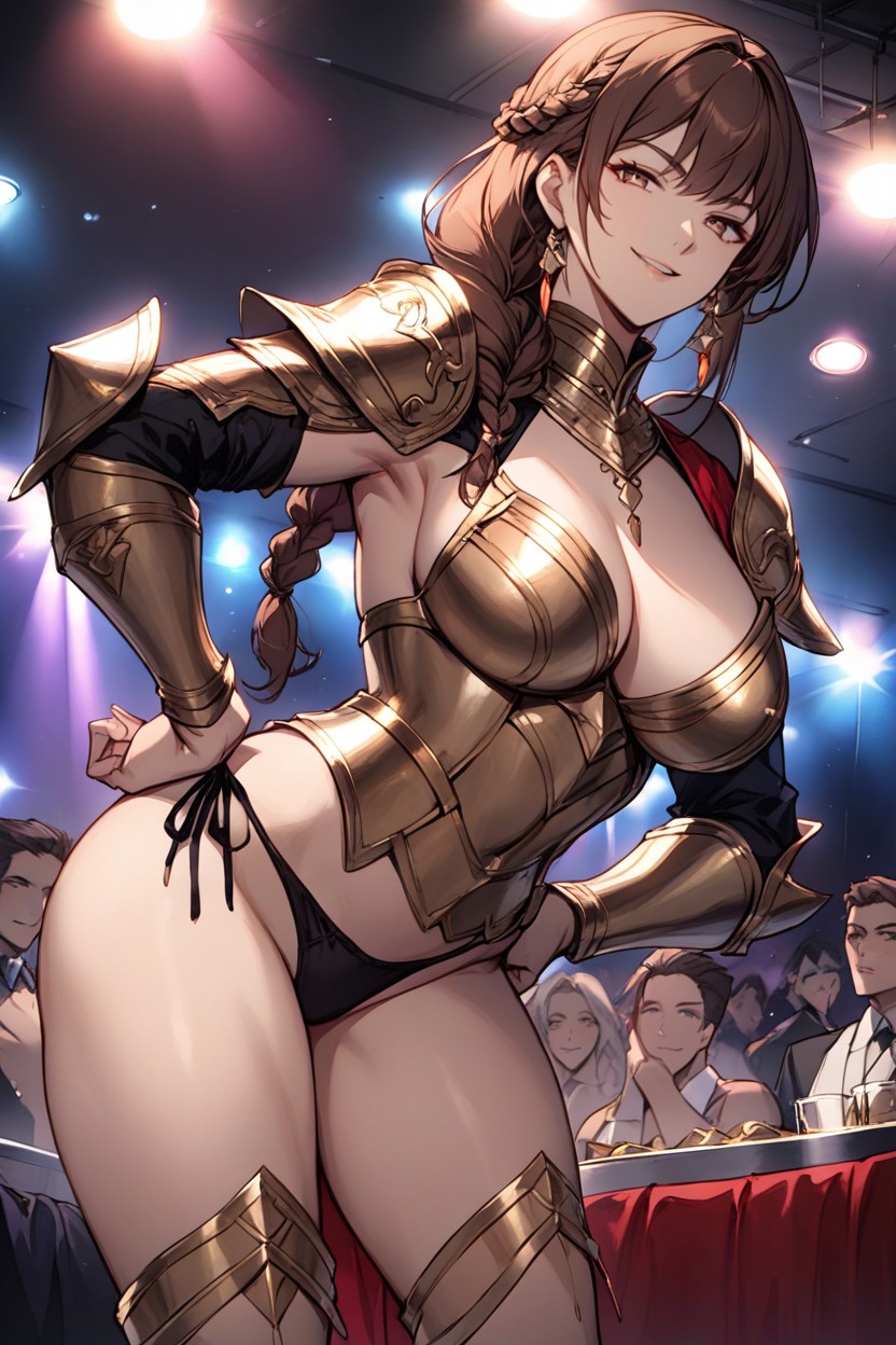 30+, Voluptuous, Light Eyes Hentai AI Porn