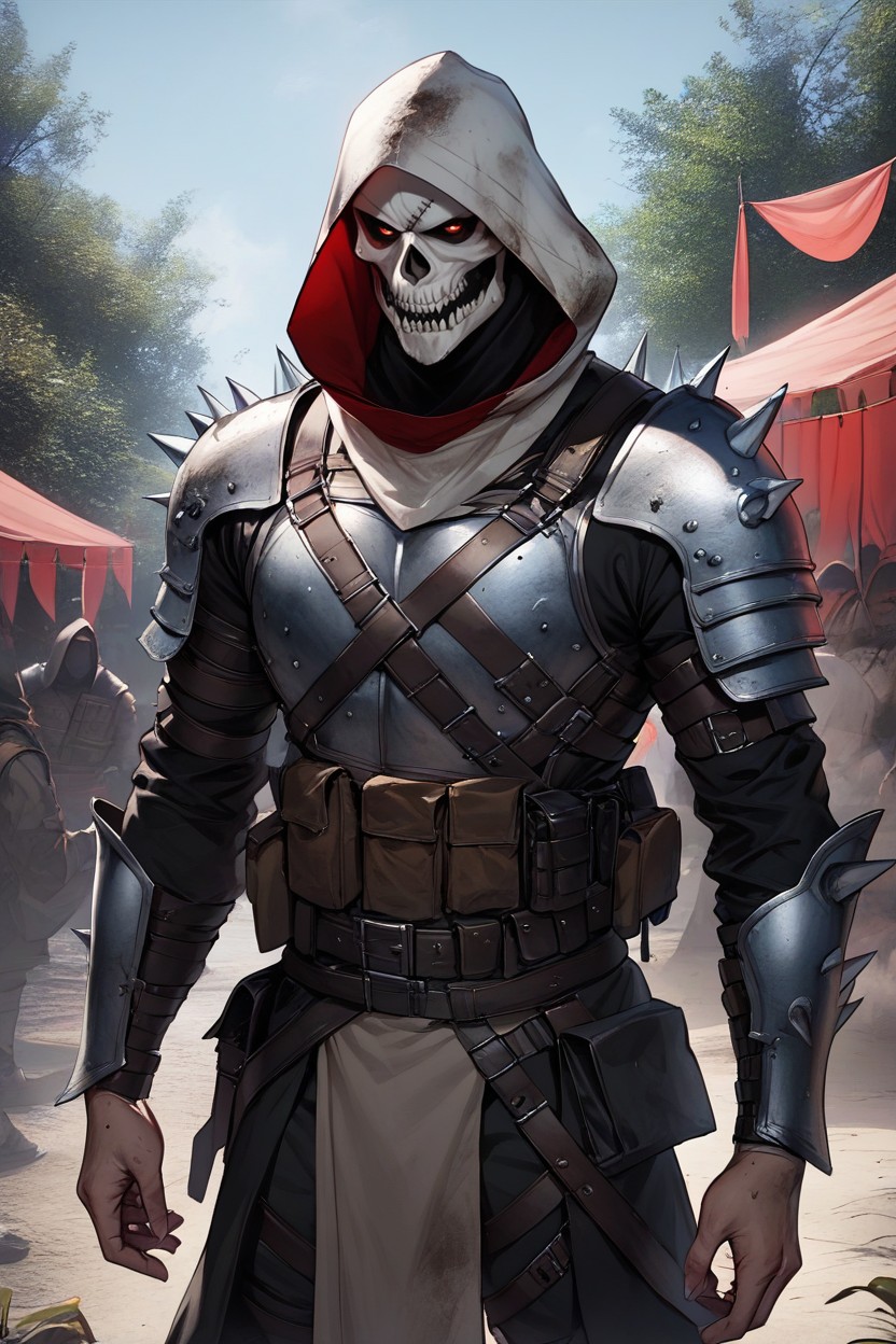 Pristine, Angular Intimidating Patterns, Fantasy Armor Hentai AI Porn