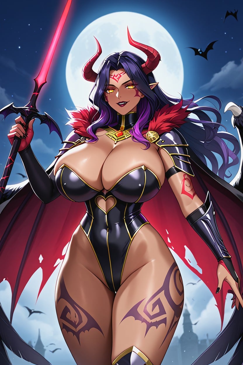 Shaak Ti, Oni Horns On Forehead, Wide Hips Hentai AI Porn