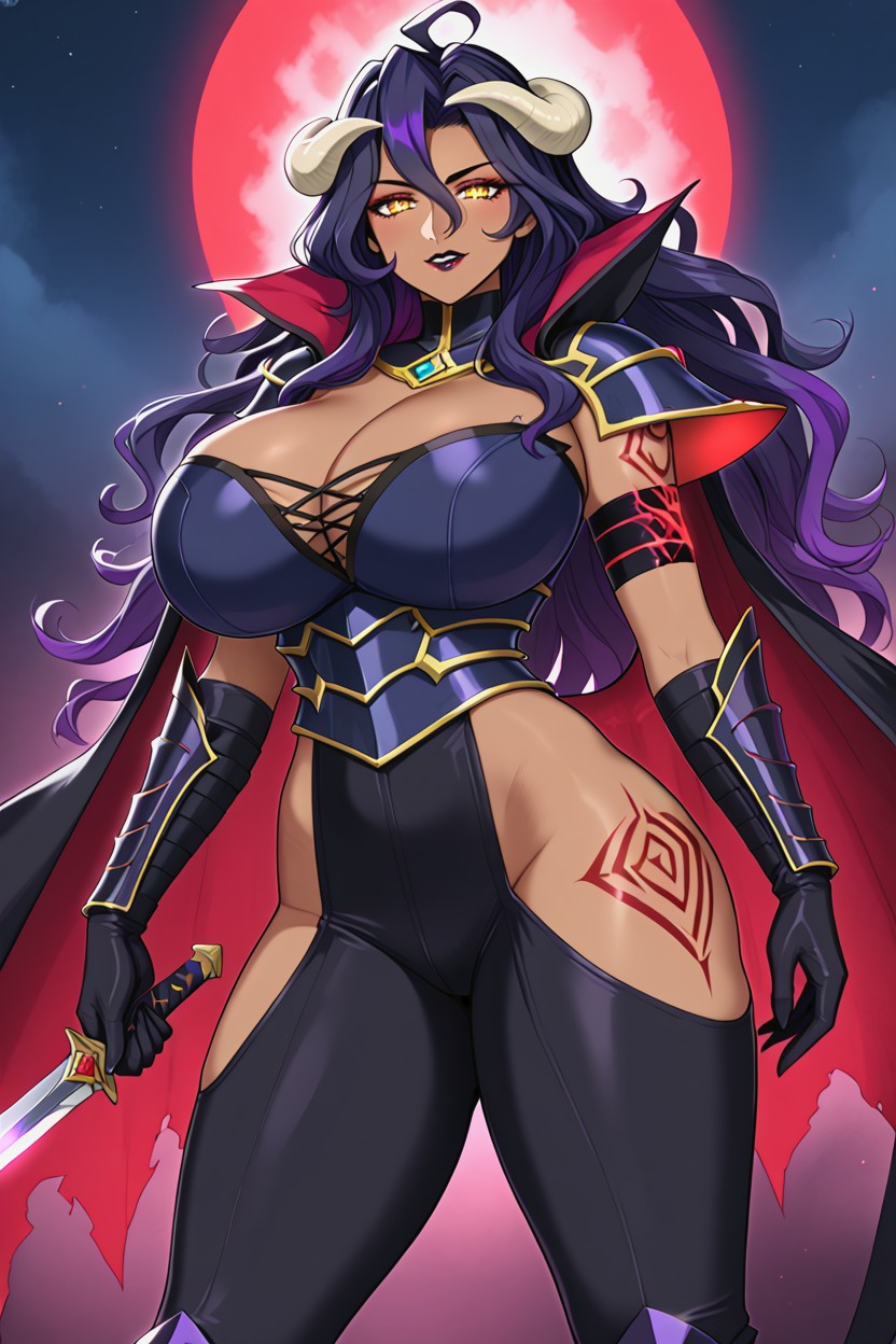 Hip Armor, Huge Ass, Dark Elf Hentai AI Porn