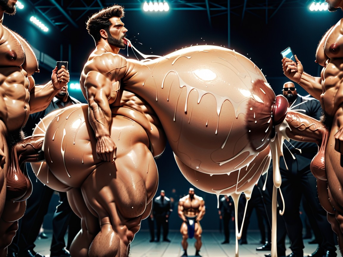 Full Body, Massive Ass, Both Boobs Getting Sucked Hard AI Gay Porn
