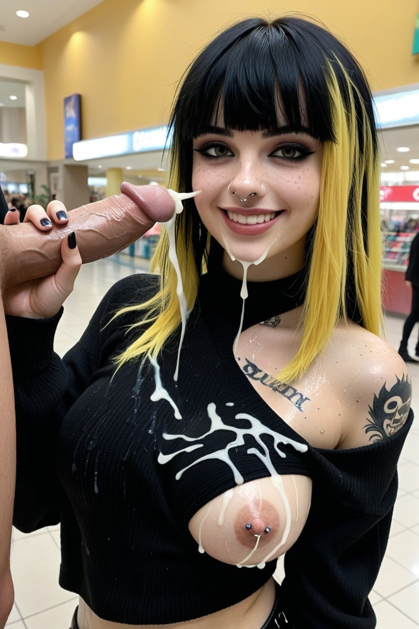 Emo, 18+, Handjob AI Porn