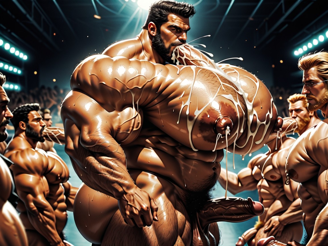 Cuerpo Completo, Gangbang Massive Ass, Mouth Agape Porno gay IA
