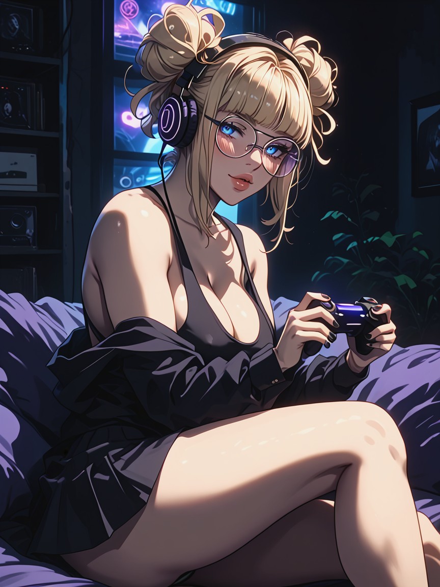 Blushing, Looking Away From Viewer, Insanely Detailed Pussy Hentai AI Porn