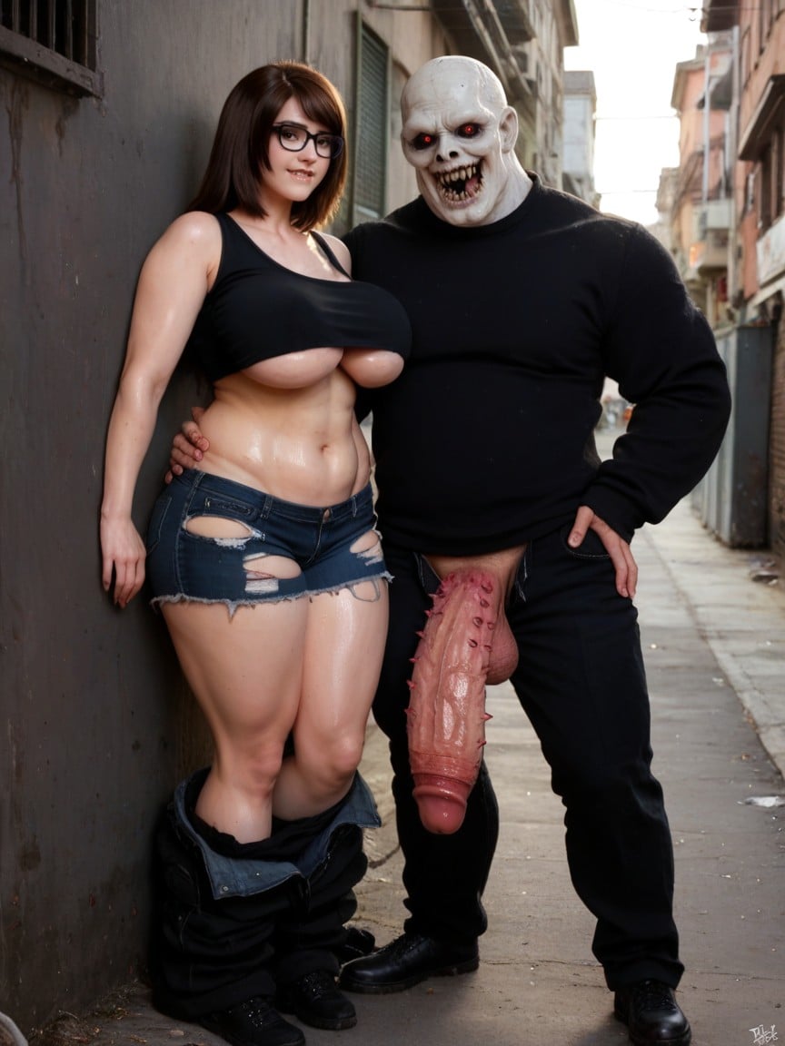 Hdr, Giant Horror, Underboob AI Porn