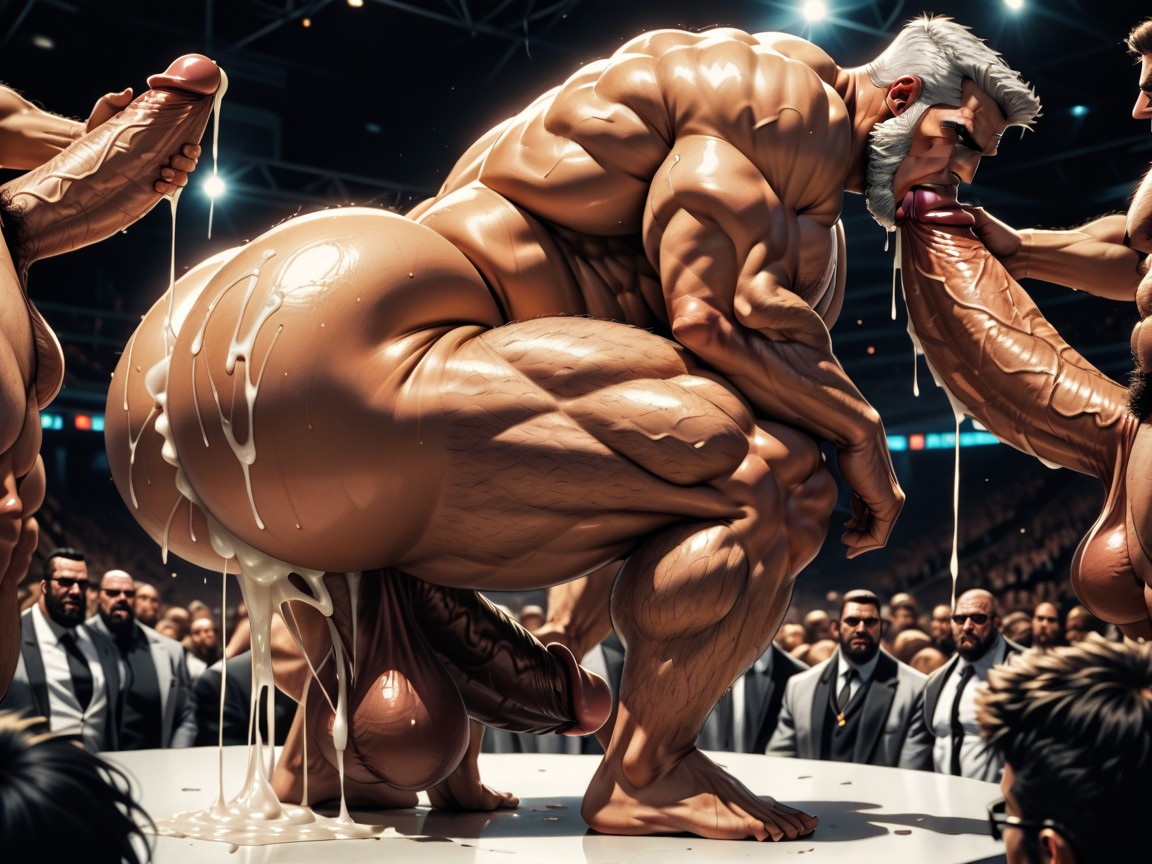 Bras Derrière Le Dos, Many Huge Cocks In Mouth And Hyper Massive Ass, Hyper Massive Ass Porno IA Gay