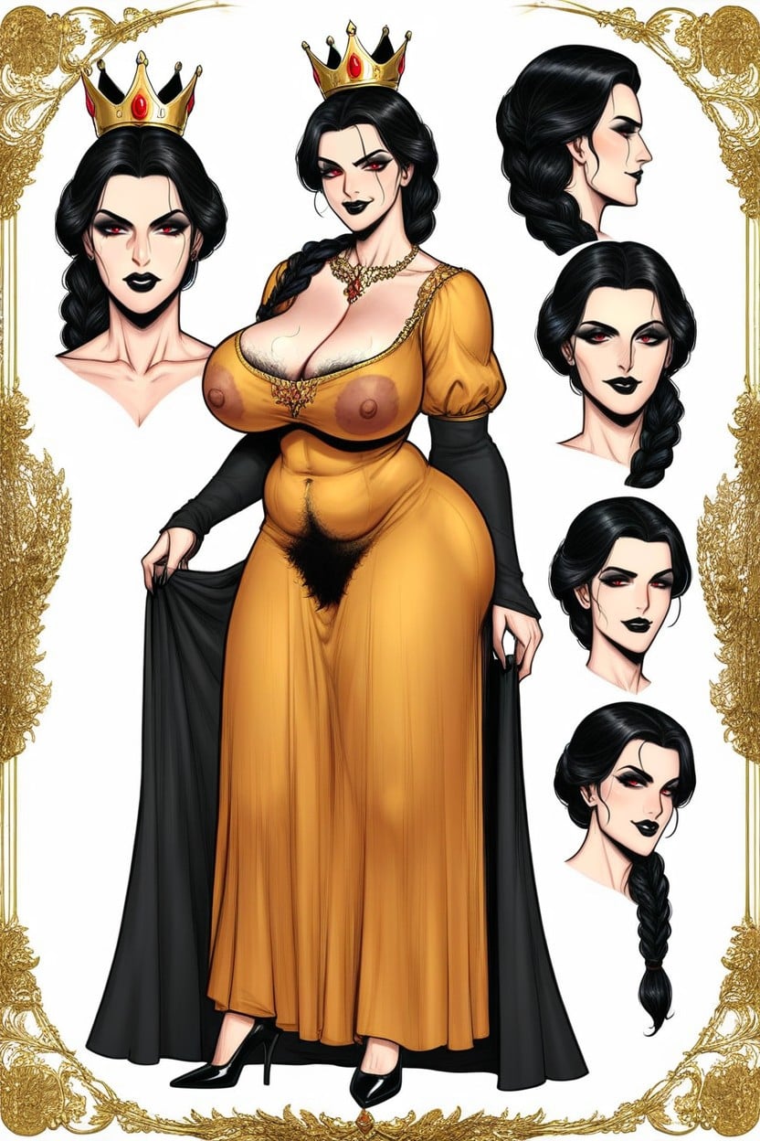Black Hair, Black Eyeliner, 25+ AI Porn