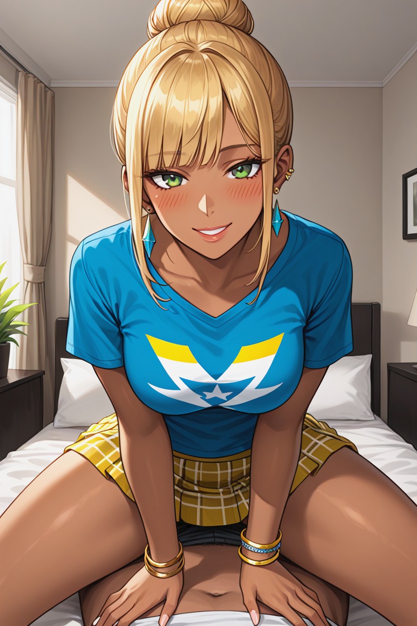 Deep Penetration, Smiling, Her Hands On Viewer’s Chest Hentai AI Porn