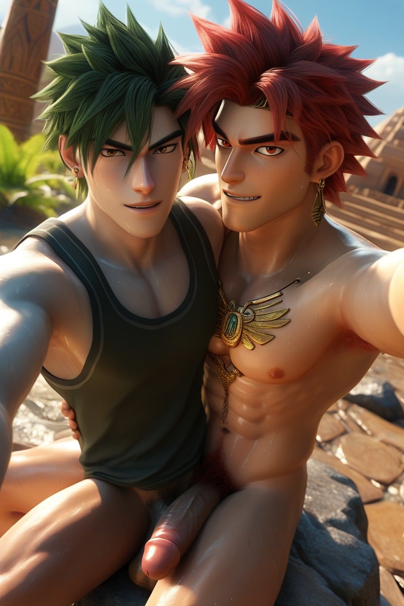 Handsome Lads, Selfie, Messy Hair AI同性戀黃片