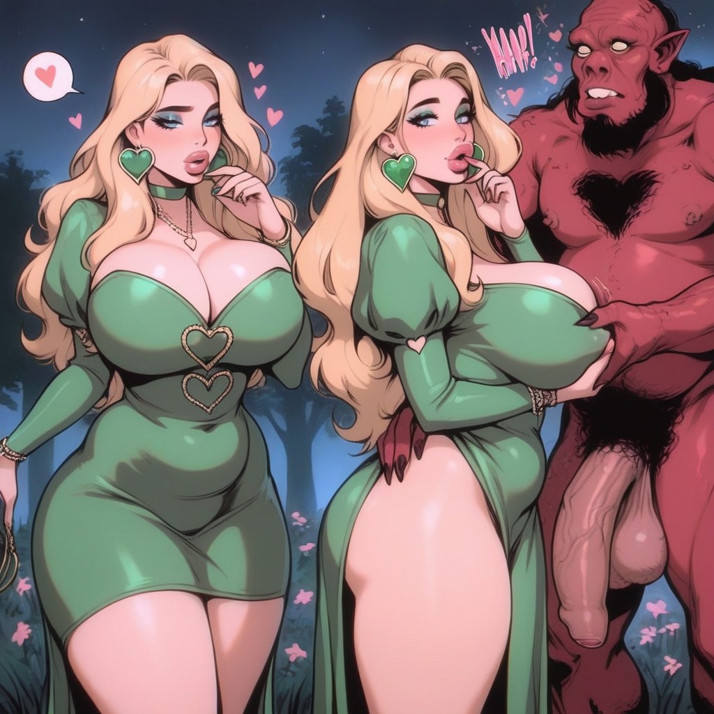 Grass, Sound Effects, Plump Lips AI Porn