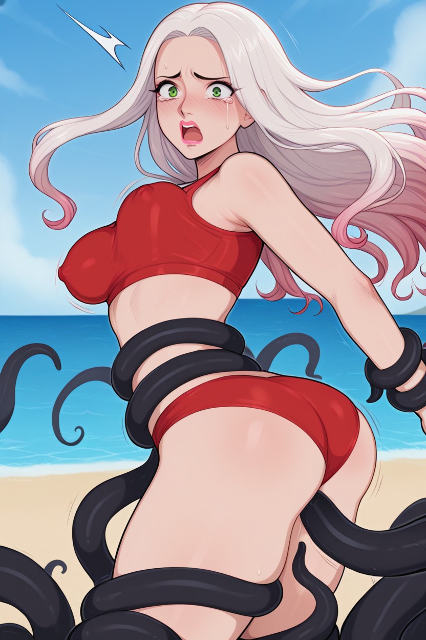 Sad, Beautifull Face, Rounded Ass Hentai IA