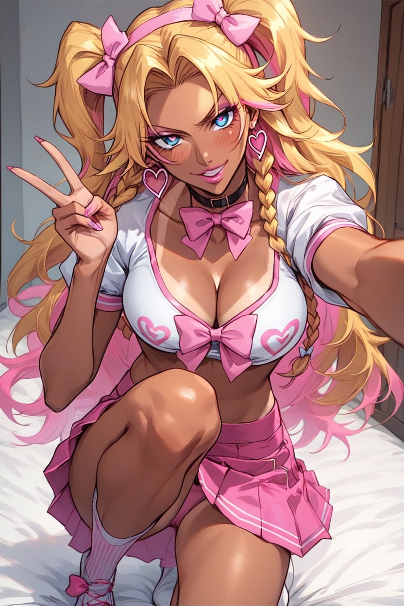 Proud, Choker, Long Hair Hentai AI Porn