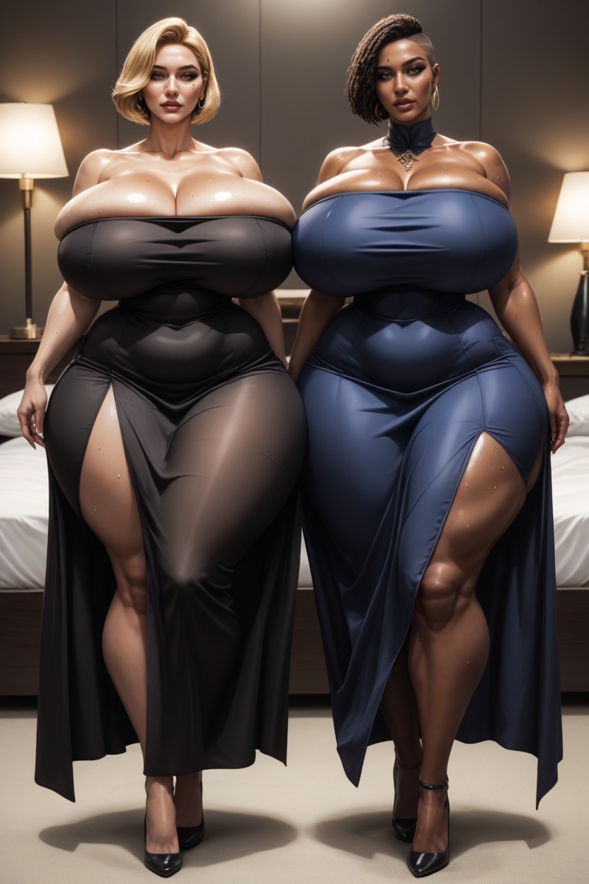 Hyper Ass, Sweat A Lot, Thick Thighs AI Porn