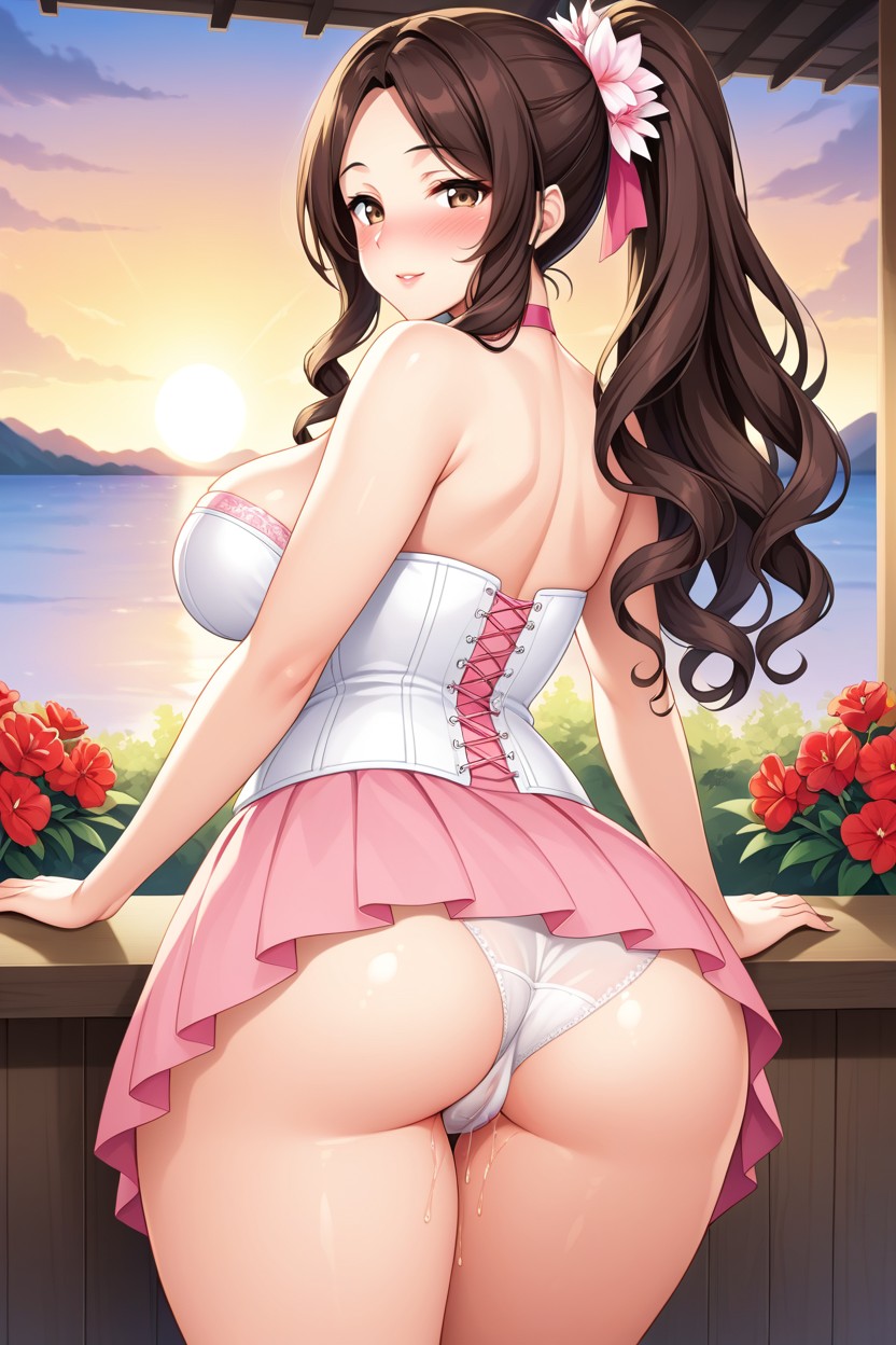 Perfect Waist, Sunset, Big Thigh Hentai AI Porn