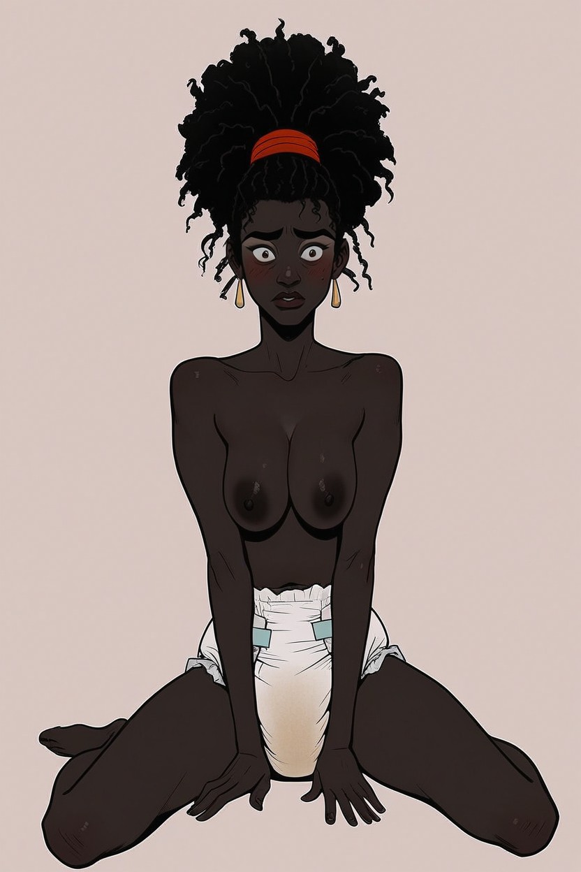 Disney Art Style, Adultdiaper Lover, High Resolution Ebony AI Porn