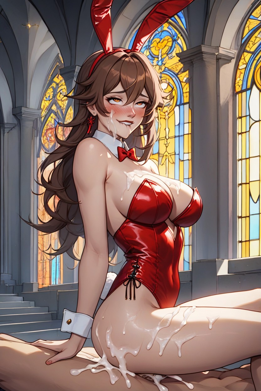 Waist, Happy, Church AI Porn