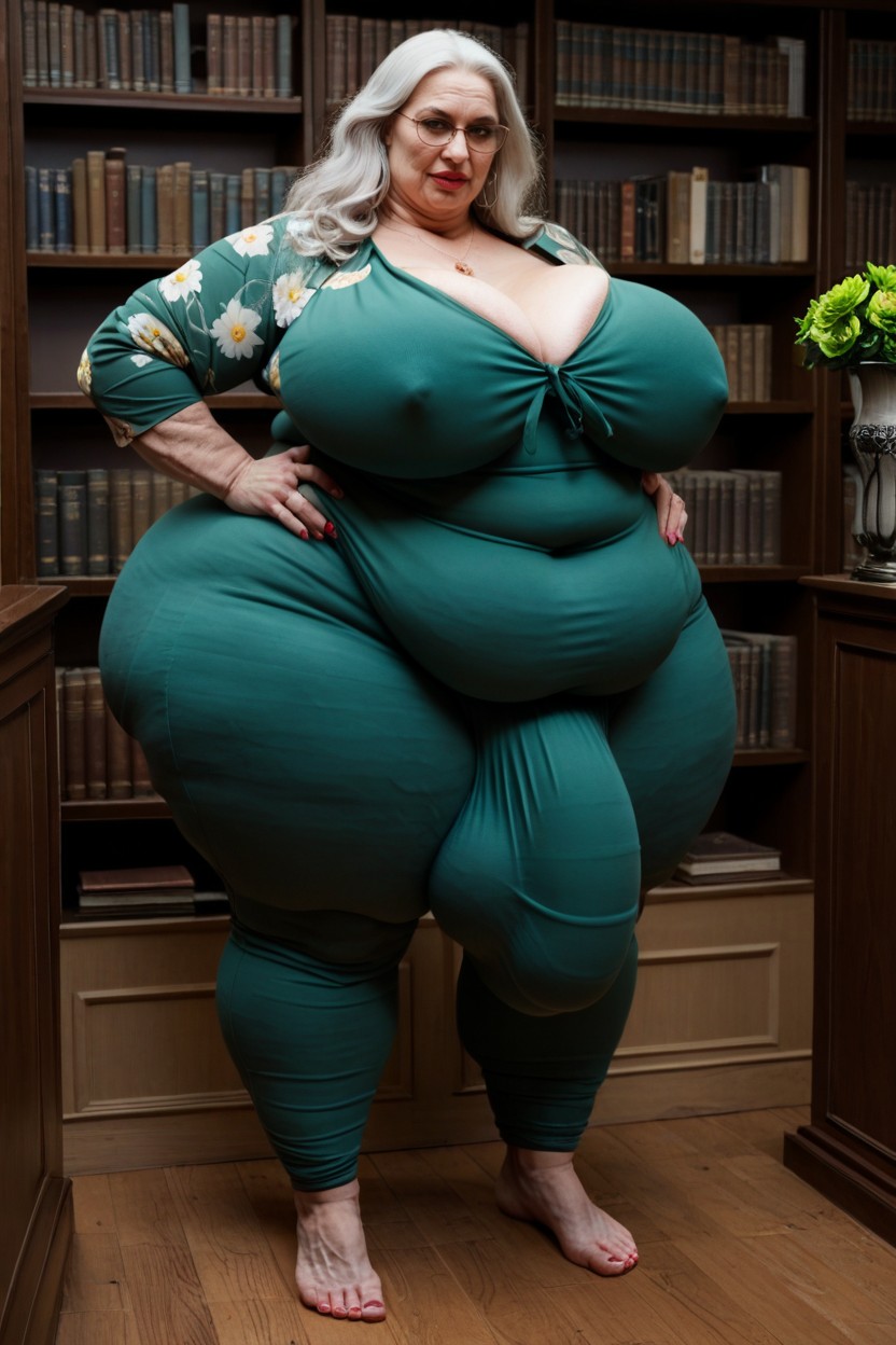Thick Thighs, Obese Flabby Fat, Cellulite Arms AI Porn