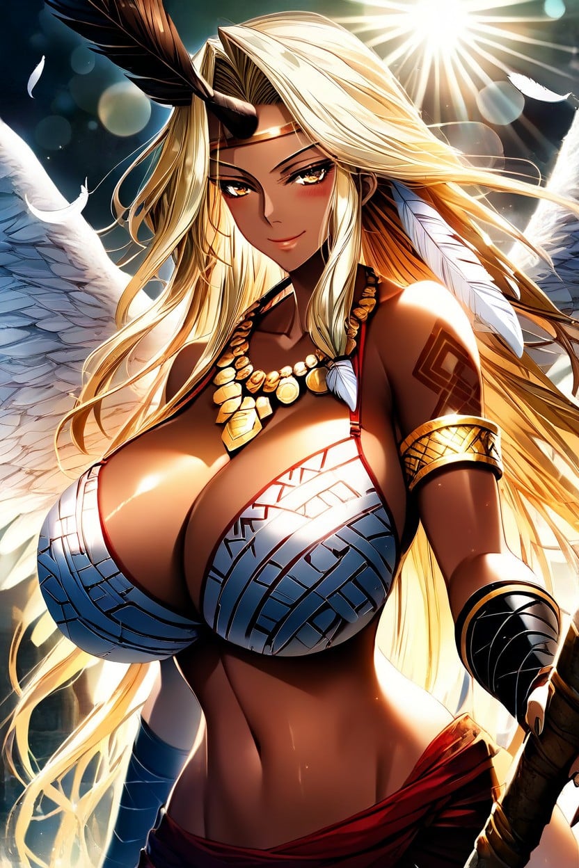 Shy, Amazonian, Barbarian Hentai AI Porn