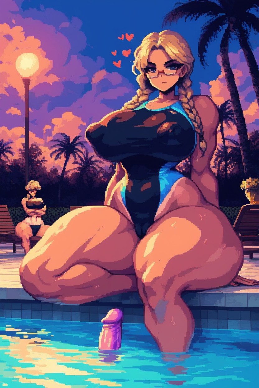 Big Round Booty, Puffy Pussy, Fat Ass AI Porn