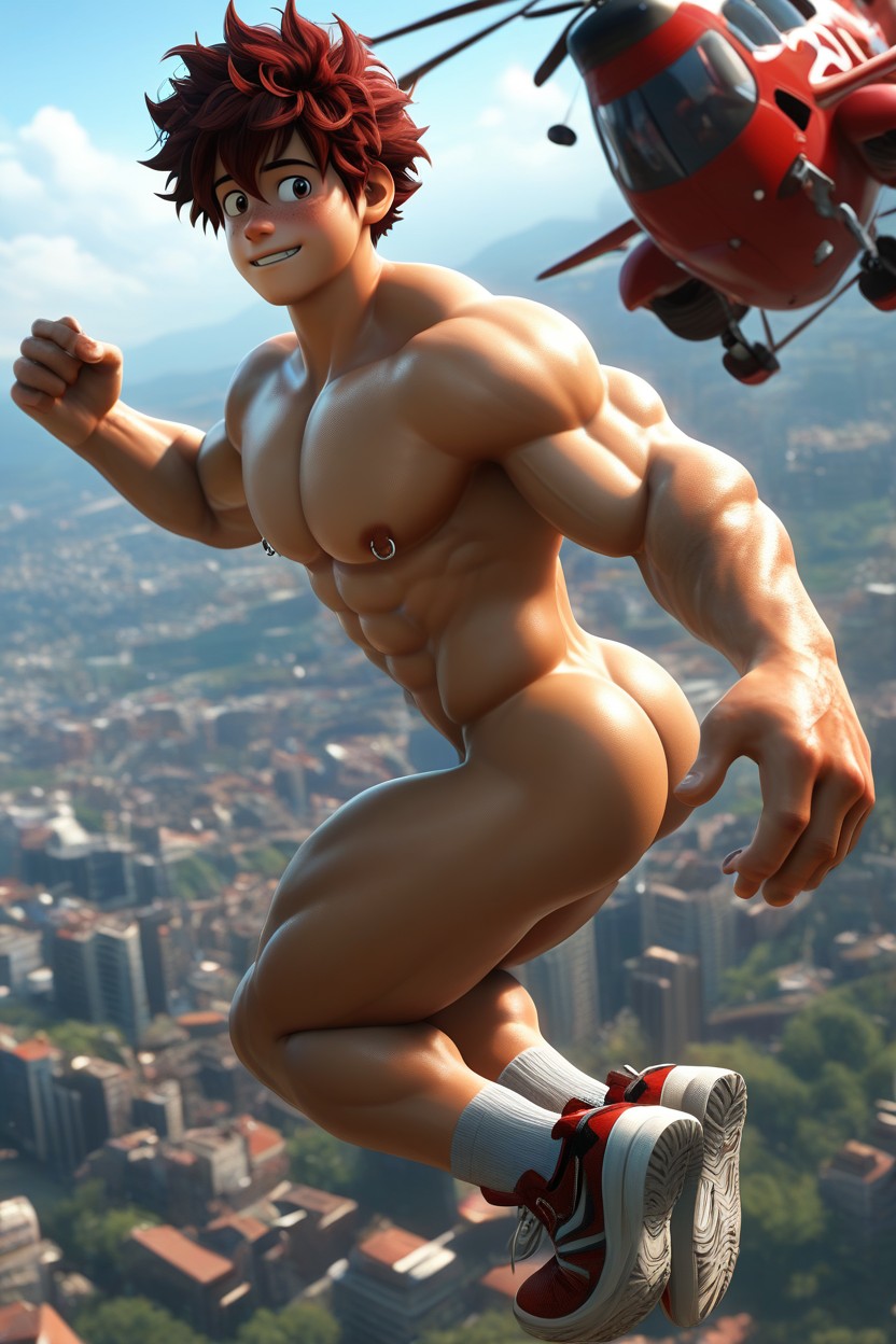 Round Ass, 25+, Round Pecs AI Gay Porn