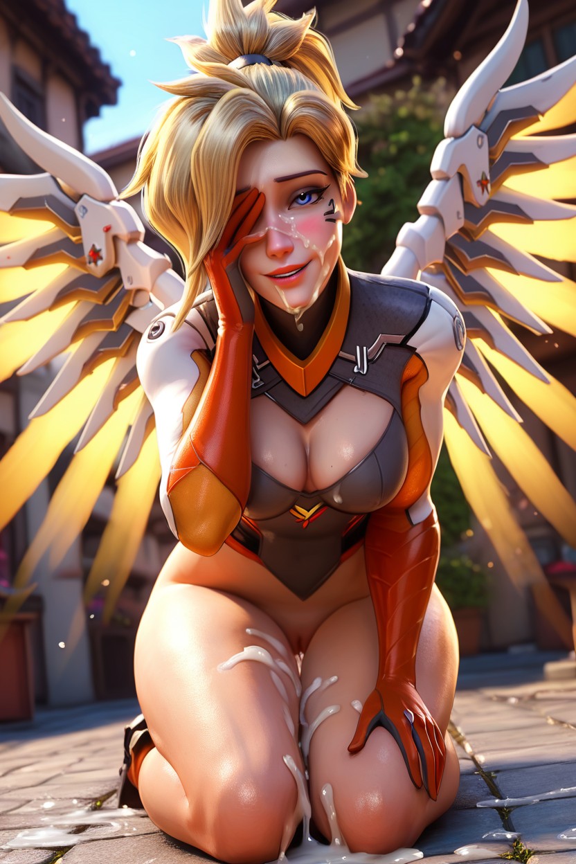 Blonde Hair, Original Valkyrie Suit, Fair Skin AI Porn