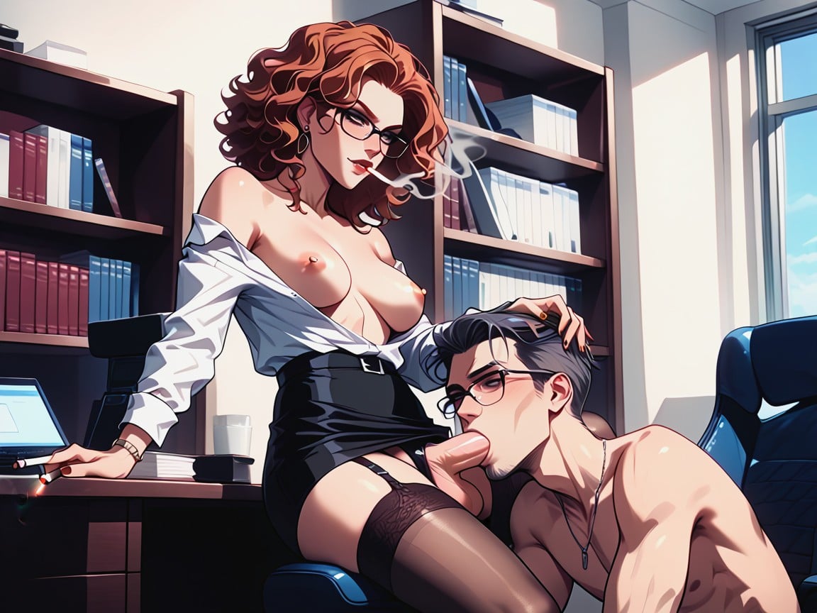 Futa On Male, Facefuck, Deepthroat Shemale AI Porn