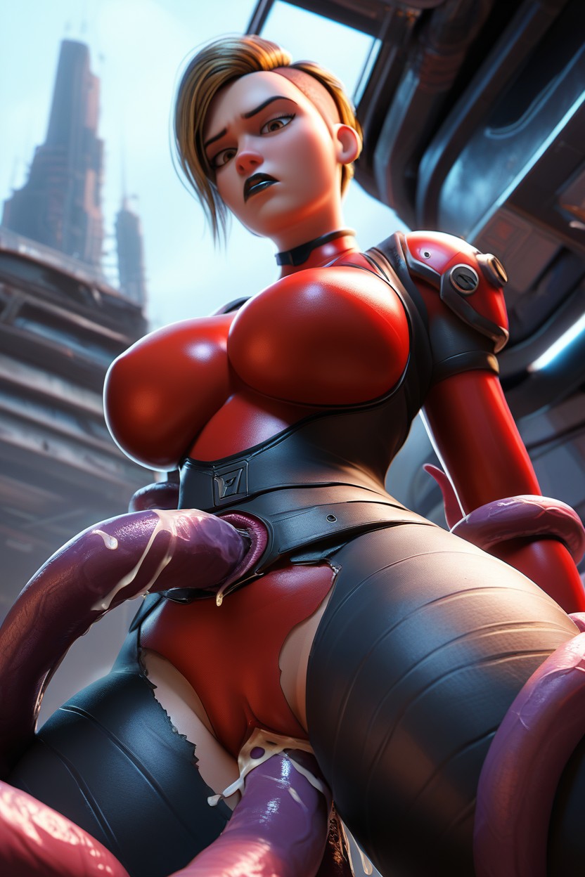 Form Fitting Bodysuit, Detailed, Bodysuit Hentai AI Porn