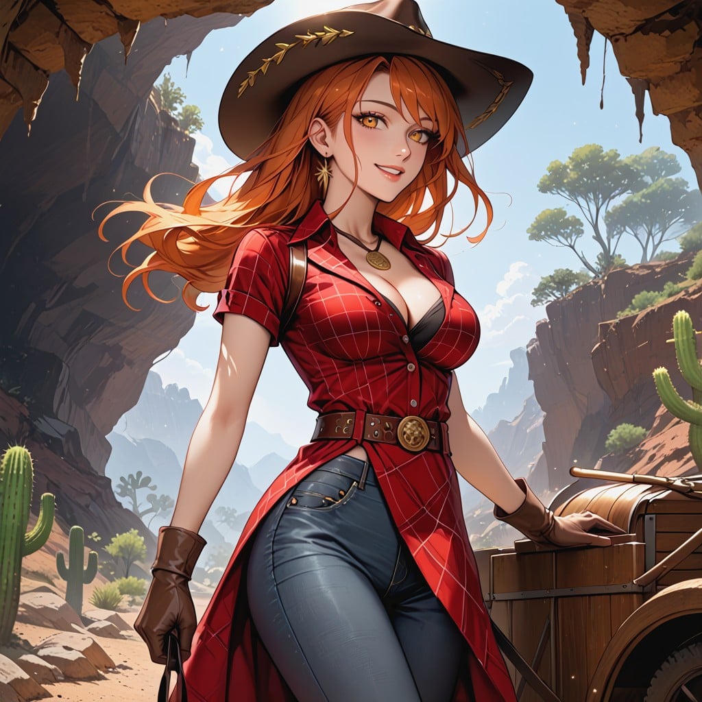 Skinny, Knee High Leather Boots, Cinematic Hentai AI Porn