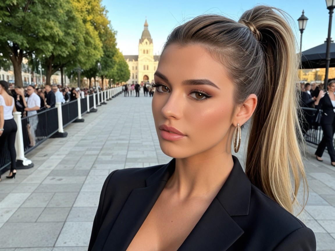 Dark Brown Eyes, Tanned Skin, Very High Details AI Porn