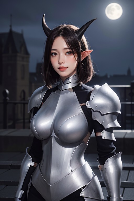 Spreading Legs, Knight Armor, Armor AI Porn