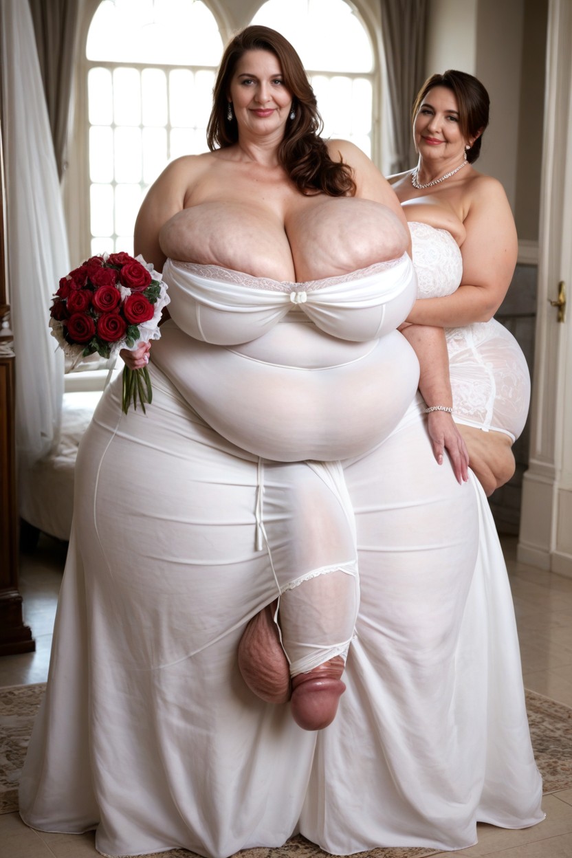 Beautiful, 2 People, Wrinkles AI Porn