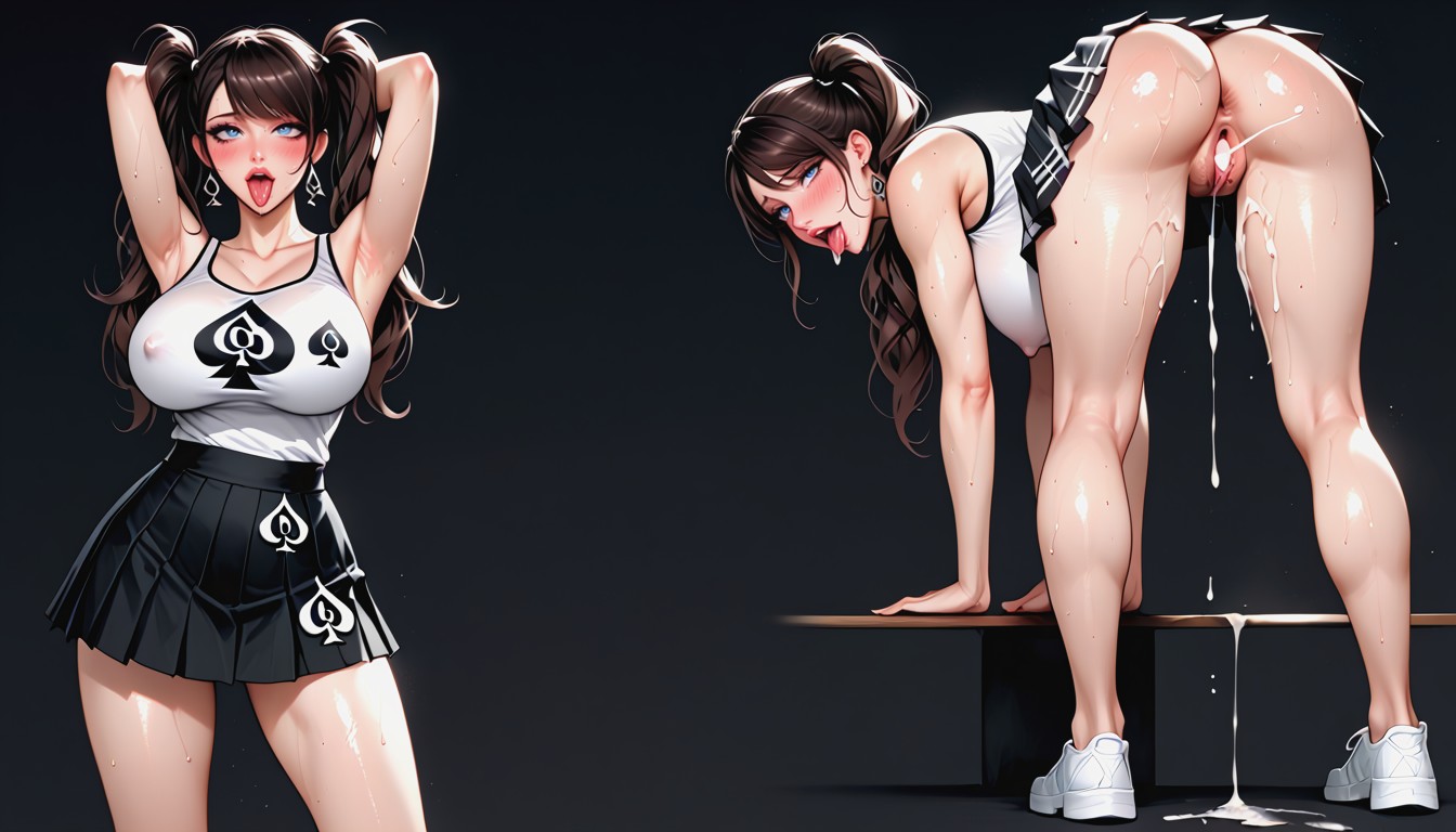 Impregnation, Soft Thighs, Skinny AI Porn