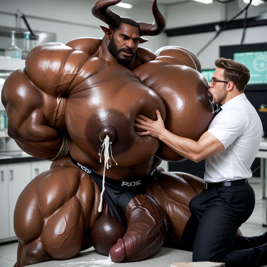 Groping Nipple, Veiny Penis, Large Horns Porno IA Gay