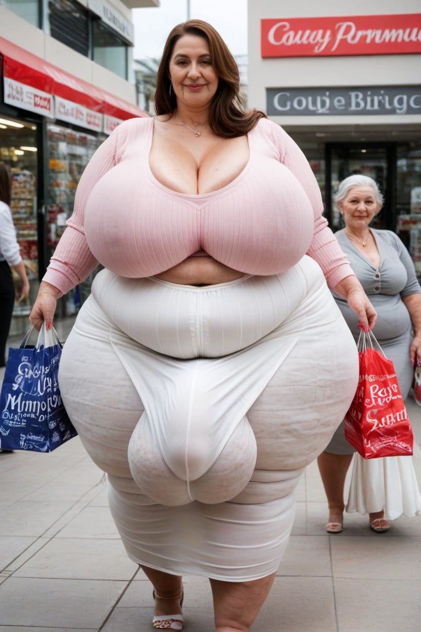Big Belly, Bulge Under Clothing, Grinning AI Porn