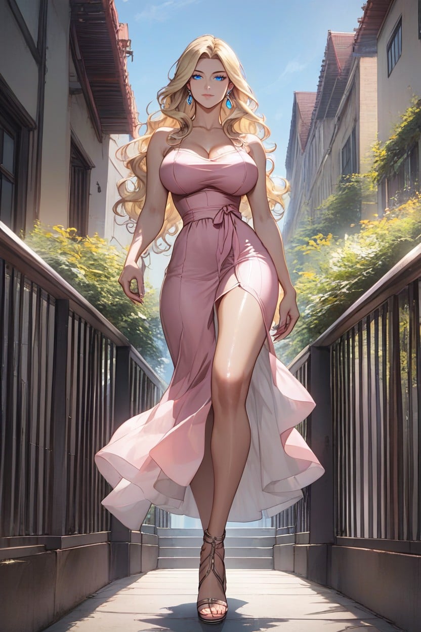 Walking Towards Viewers, Ultra Resolution, Detailed Skin Hentai AI Porn