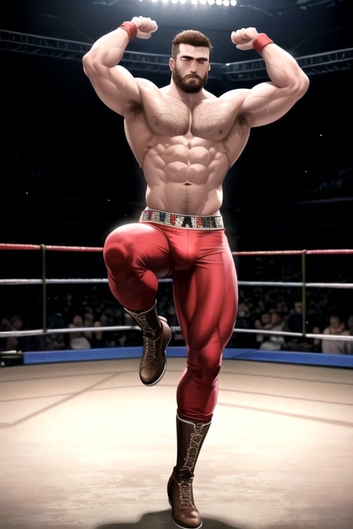 Big Nipples, Wrestler, Big Pecs Porno IA Gay