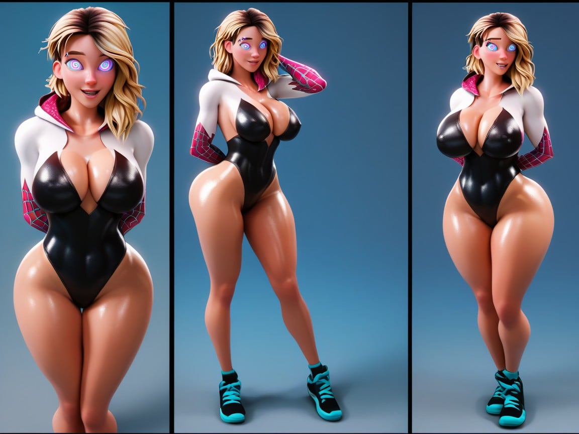 At Least Panels, Cleavage, Physically Fit Hentai AI Porn