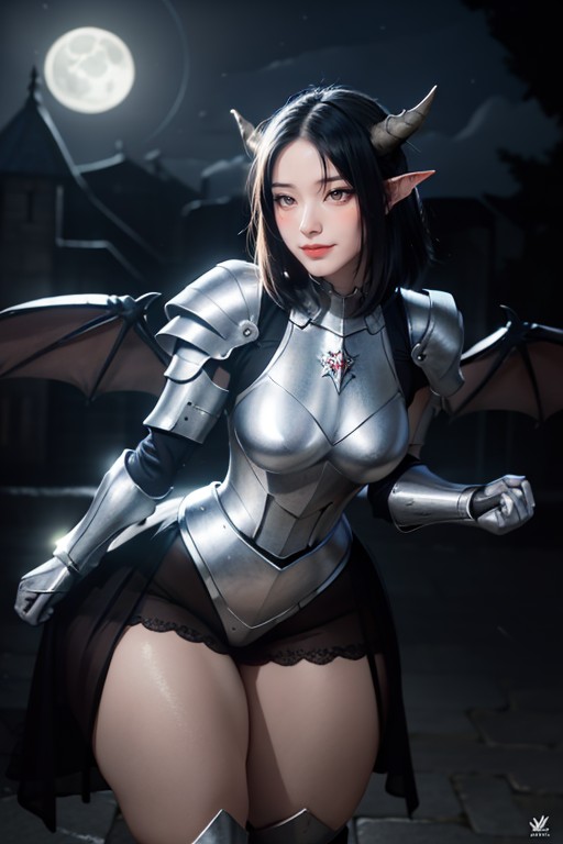 Armor, Pale Moonlight, Close Up Vagina AI Porn