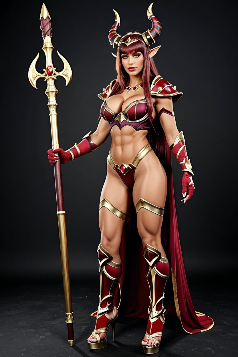 Strong Build, Naked Alexstrasza From Wow, Dragon Armor Alexstrasza Shemale AI Porn