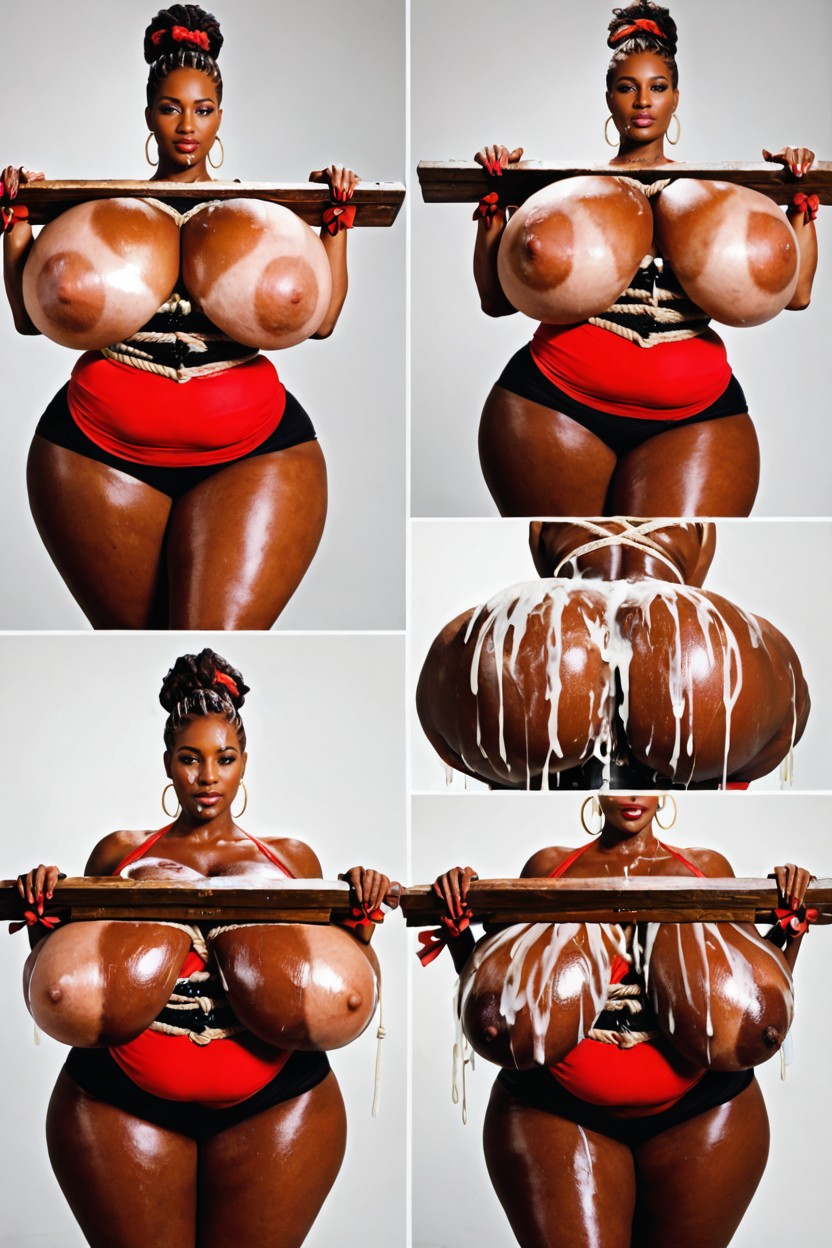 Bdsm, Pilloiry Pose, Extremely Large Ass AI Porn